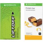 1 Er Paket Limon Aromalı Protein Bar ve Liftoff® Efervesan Içecek