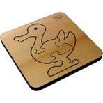 1 Fark Hayvanlar Serisi Ördek Ahşap Eğitici Puzzle