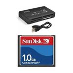 1 GB Compact Flash (Cf) Hafıza Kartı + USB 2.0 Cf Kart Okuyucu