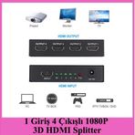 1 Giriş 4 Çıkışlı 1080P 3D HDMI Splitter