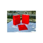 1.Kalite 18x8x24Cm 3’Lü Kırmızı Renkli Kraft Kağıt Çanta Hediye Poşeti Hediye Paketi Kraft Çanta