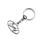 1. Kalite - Hyundai Logolu Metal Otomobil Anahtarlığı - Krom Kaplamalı