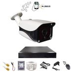 1 Kameralı 36 Ir Ledli Metal 5mp Sony Lens Kasa Güvenlik Kamera Seti