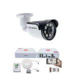 1 Kameralı Set - 5Mp Sony Seculensli 1080P Ahd, 8 Warm Led, Colorvu Gece Renkli Görüş, Full Hd