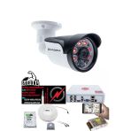 1 Kameralı Set - 5mp Sony Seculensli 1080P Full Hd Ahd, 6 Atom Led, Gece Görüşlü, IP66 Plastik Kasa