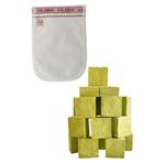 1 kg El Yapımı Defne Sabunu - Kelebek Kalın Banyo Kesesi