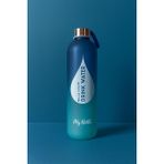 1 L Renk Geçişli Cam My Bottle Matara - Lacivert - Mavi