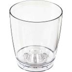 1 Litre Şeffaf Orkide Saksısı No1 Özel Drenajlı - Tabaklı Ø12-H12 En Sağlıklı Clear Akrilik Plastik - 20 x20