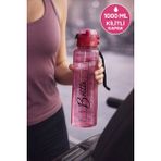 1 Litre Spor ve Günlük Kullanım Sızdırmaz Pembe Su Matara - Seçenek 1 - Ahşap - Bej