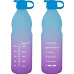 1 Lt Motivasyon Su Matarası Cam Su Şişesi 1000 ml