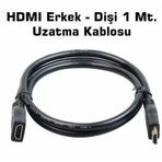 1 Metre Dişi Erkek HDMI Kablo Hdmi Uzatma