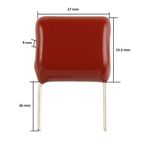 1 MF 250V Kutupsuz Polyester Kondansatör