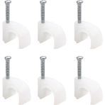 1 Numara Çelik Çivili 4 mm Kroşe (100LÜ Poşet)(Kordon Kabloları Için)