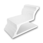 1 NUMUNE PARÇA S-401103 Profhome DESENLI Köşe kalıp cephe profili yaklaşık 20 cm uzunluğunda
