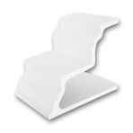 1 NUMUNE PARÇA S-402101 Profhome DESENLI Köşe kalıp cephe profili yaklaşık 20 cm uzunluğunda