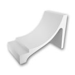 1 NUMUNE PARÇA S-491002 Profhome DESENLI Köşe kalıp cephe profili yaklaşık 20 cm uzunluğunda