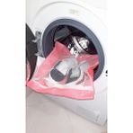 1 Pembe Fermuarlı - Hassas Çamaşır Terlik Ayakkabı Yıkama Filesi Büyük Boy 1 Kumaş Pembe Tr - 400 gr