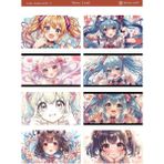1 Sayfa Tatlı Anime Kız Temalı 12*17 cm Sticker /scrapbook, Bullet Journal, Planlayıcı, Defter - ctanmgrl002