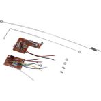 1 Set 4ch 40MHZ Uzaktan Verici ve Alıcı Kartı Antenli Dıy Rc Araba Robot Kontrol Oyuncak Parçaları Için (Yurt Dışından) - Siyah