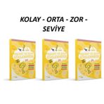 1. Sınıf Dikkat ve Zeka Güçlendirme 3'lü Set Kolay, Orta, Zor Seviye