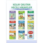 1.sınıflar İçin Kolay Okutan Heceli Hikaye + Kitap Okuma Not Defterim