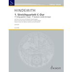 1. Streichquartett C-Dur: herausgegeben nach dem Text der Paul-Hindemith-Gesamtausgabe von Giselher Schubert. op. 2. string quartet. Partition et parties.
