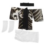 1 Takım Bebek Giysileri Kimono Seti Japon Kimono Bornoz Doldurulmuş Oyuncak Bebek Giysileri Peluş Oyuncak Bebek Giysileri Yeniden Kullanılabilir Bebek Kostümü Bebekleri Giydir Bez ibasenice