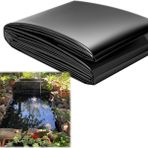 1 x 1 m 3 x 3 m 7 x 7 m gölet folyosu, kolay kesilir, HDPE, UV ve hava koşullarına dayanıklı, bahçe gölet brandası, balık havuzları, çeşmeler, su bahçeleri ve şelaleler için, kalınlık 0,12 mm, 2 x 9