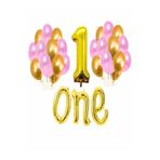 1. Yaş Kız Balon Süsleme