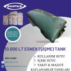 10.000 Lt Şişme Esnek Su Deposu(Kullanım Amaçlı)