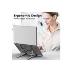 10'' 17'' Inç Arası Alüminyum Ayarlı Laptop Macbook Notebook Yükseltici Tutucu + Taşıma Çanta