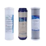 10" Açık Kasa Takım Su Arıtma Filtresi Set 3'lü