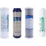 10" Açık Kasa Takım Su Arıtma Filtresi Set 4'lü