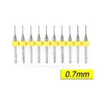 10 Adet 0.7mm Tungsten Karbür Delme Pcb Matkap Ucu