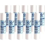 10 Adet 10 Inç Spun Sediment Filtre - Açık Kasa Su Arıtma Cihazı Ön Tortu Filtresi (1 - 5 - 20 Mikron Seçenekli) - 5 Mikron