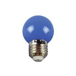 10 Adet 1W E27 Mavi Led Gece Lambasi Ampulu Knl380
