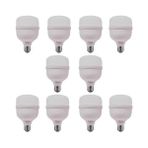 10 Adet 20 Watt, Yüksek Işık, 1800 Lümen Beyaz Işık Torch Ampul, E27 Duy Çok Kaliteli LED Ampul - Soğuk Beyaz - 50,1 - 75 W
