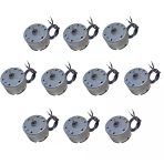 10 Adet 30Cm Kablo Lehimli 6V Dc Motor Hobi Oyuncak Elektrik Deney Motoru
