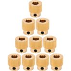 10 Adet 3D Yazıcı 40TEETH Delik 5mm Pirinç Tahrik Dişli 3D Yazıcı Aksesuarları (Yurt Dışından)
