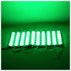 10 Adet 5 Watt Yeşil Işık IP65 Modül Led, 10 Adet Magnetli, Çok Kaliteli Yeşil Işık Modül LED - 1 m - Mavi