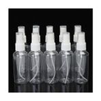 10 Adet 50ML Plastik Sprey Şişe Hediyelik Dezenfektan Kolonya Şişesi - 50 ml