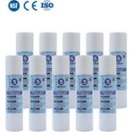 10 Adet Açık Kasa 10 Inç 5 Mikron Sediment Spun Filtre