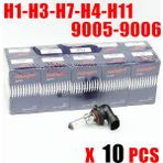 10 Adet Araba Haln Lamba 55W H1 H3 H4 H7 H11 9005 Hb3 9006 Hb4 880 881 H13 Otomatik Haln Ampul Sis Farları 12V 4300K Farlar Lamba (Yurt Dışından) - Renkli