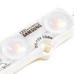 10 Adet Beyaz 10000K Samsung Modül Led Mercekli 12v 1.08 Watt, Beyaz Ve Günışığı Renk Seçeneği, Tabela, Akvaryum, Vitrin Uygulama