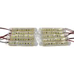10 Adet Beyaz Parmak Lamba 9 LED 12V 24V