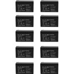10 Adet Blue Battery 12v 7ah Bakımsız Kuru Akü 12 Volt 7 Amper Temmuz 2025 Üretim