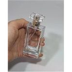 10 Adet Cam Kolay Kapama Sprey Kolonya Parfüm Şişesi 50 Ml - Boş Şişe Şeffaf Gold Kapaklı, Prfm-0027154