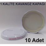 10 adet Cam Konserve BüyükBoy 102mm Kavanoz Kapağı 10cm Kavanoz