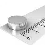 10 Adet Çap 15Mm X Kalınlık 5Mm Güçlü Yuvarlak Neodyum Mıknatıs