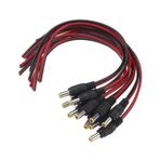 10 Adet Cctv Güvenlik Kamerası Power Jack Jak Kablo 30Cm